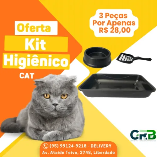 Kit Higiênico para Gato
