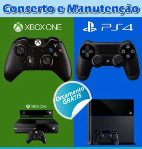 Xbox, Playstation reparos manutenção local ibura 