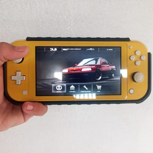 Nintendo switch lite laranja