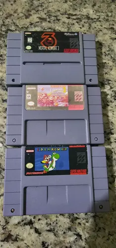 Cartuchos de Super Nintendo original