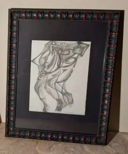Quadro Clóvis Graciano 1972
