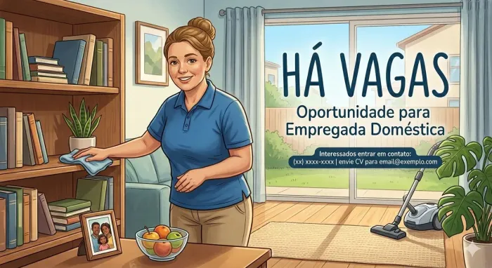Vaga para Empregada Doméstica