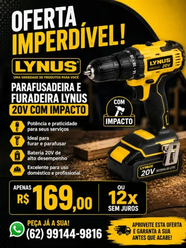 PROMOÇÃO PARAFUSADEIRA 
