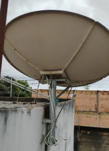 Antena sky já instalada