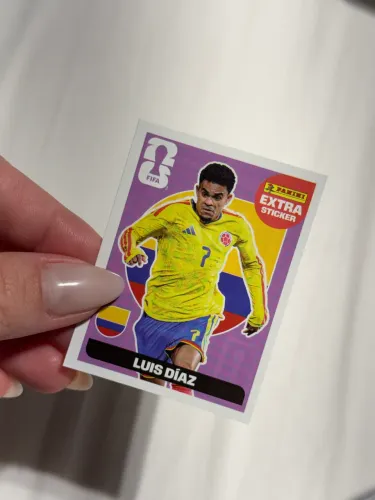 Luis Díaz Extra Lilás Copa 2026 Panini