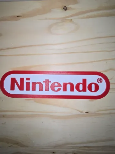 Placa Logo Nintendo 