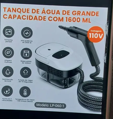 Limpador a vapor novo 