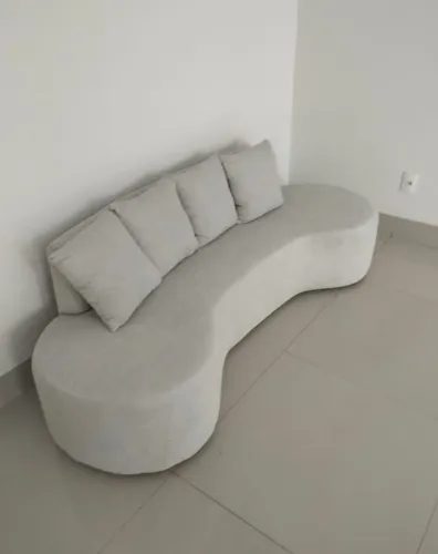 Estofado Orgânico cinza claro 