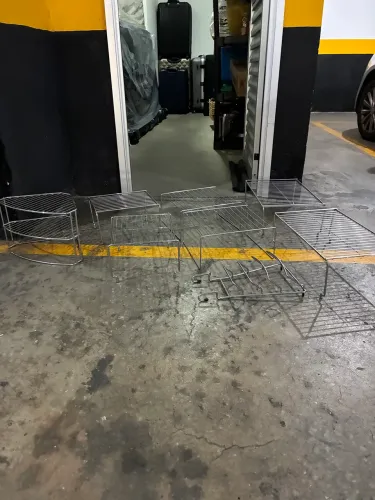 SUPORTES PARA COSTELA COZINHA DE AÇO INOXIDÁVEL