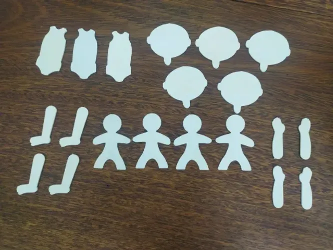 Conjunto Quebra-Cabeça do Corpo Humano