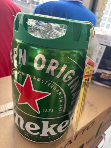HEINEKEN 5 litros só 79,00 reais (apenas 2 últimos barris)