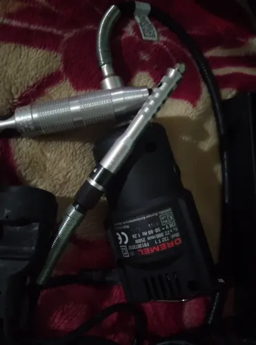 micro retífica Dremel com pedal