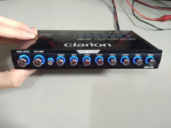 Equalizador gráfico Clarion EQS 746 7 bandas