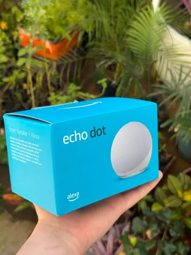 Alexa eco dot 5 branca (LACRADA)