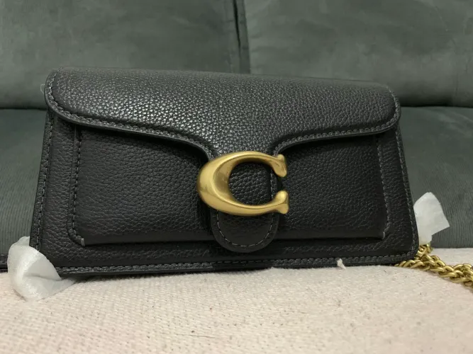 Coach Tabby Shoulder Bag 26 em couro
