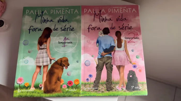 Livro Minha vida fora de série 1 e 2 - Paula Pimenta 