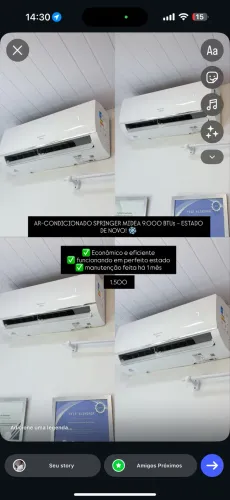 AR CONDICIONADO 9 BTUS