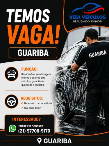 Lavador de automóveis com Experiência