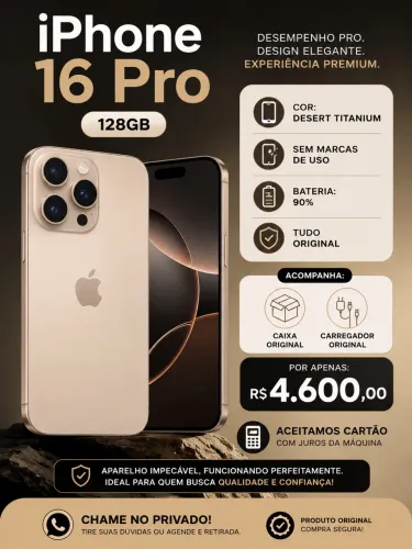 iPhone 16 pro desert