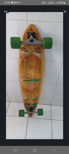 SKATE LONGBOARD SECTOR 9 PERU<br>CAPACETE TRIPLE EIGTHT NYC<br> DECK DE BAMBU COM GRIP