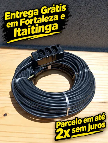 Extensão Elétrica 50 Metros 2,5mm - Nova