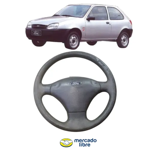 Volaante Fiesta 2000 Cx Usado Preto
