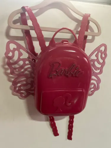 Mochila Barbie rosa pink alça ajustável