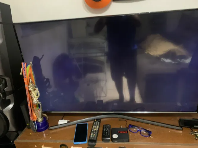 TV Samsung 46  tela tela ruim somente
