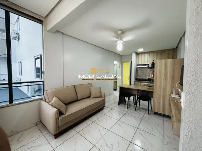 Apartamento de 1 quarto no Lagoa Quente Flat Service - Caldas Novas