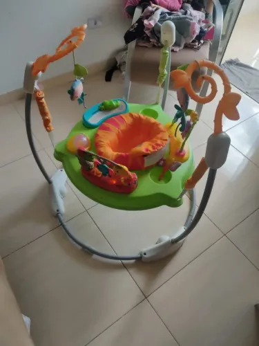 Jumperoo Fisher-Price Rainforest Completo Luzes Sons Funcionando Excelente Estado