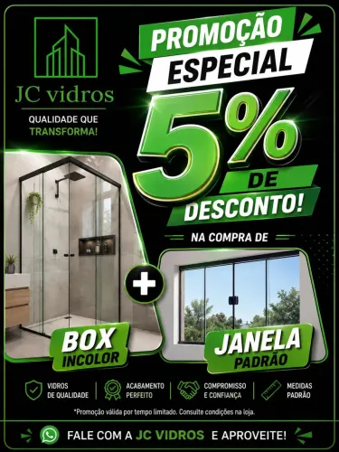 Vidraçaria Promoção