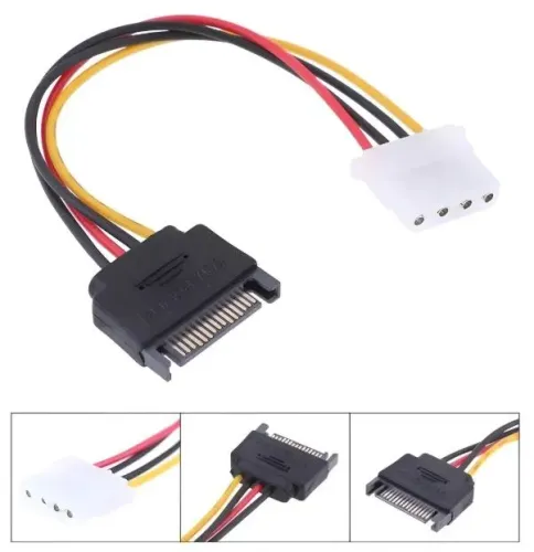Cabo Sata Macho Para Ide Molex Fêmea 4 Pinos