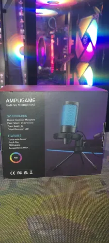 Microfone Condensador FIFINE A2 RGB Lacrado