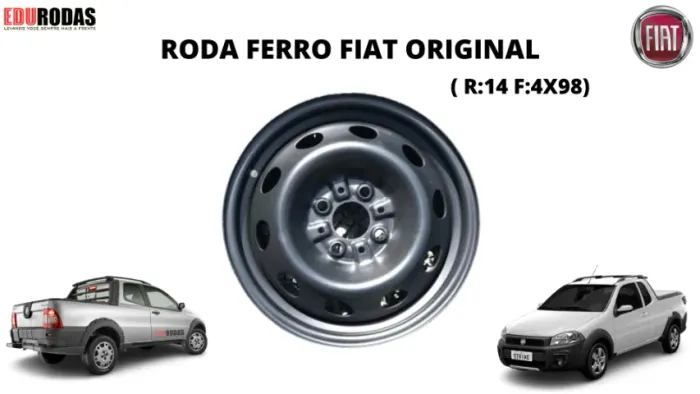 Estepe Original Toda Linha Fiat aro 14  