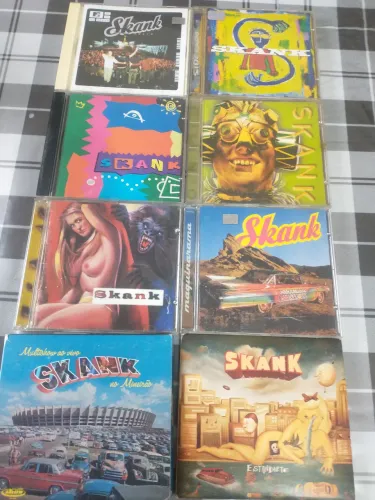 Cds Skank todos em perfeito estado+3cds de brinde