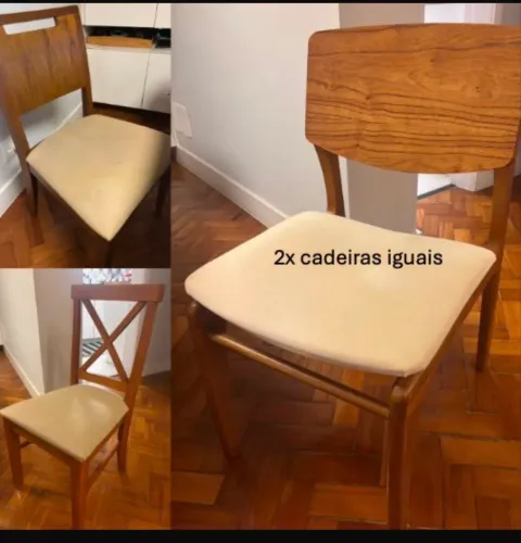 Cadeiras de Madeira x 4