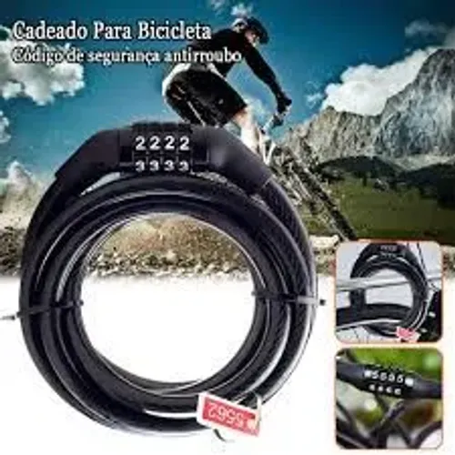 Cadeado de segredo para moto bike tudo