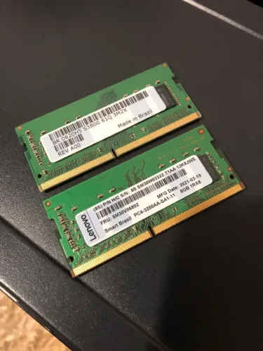 Memória RAM Smart / Lenovo de 8GB DDR4 para Notebook, com velocidade de 3200MHz