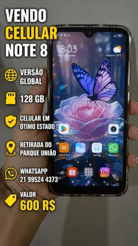 CELULAR NOTE 8