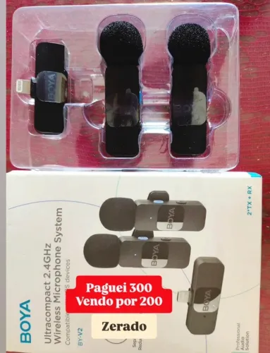 Microfone para Celular (Zerado)