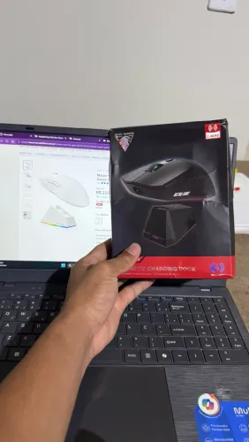 Mouse Gaming Jedel Wd-139 Base Carregadora Wireless 1600dpi