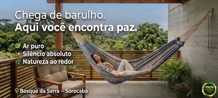 Condomínio Bosque da Serra, lotes a partir de 450m², 4000m2 de área verde,