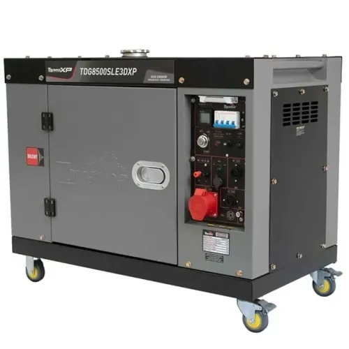 Gerador de Energia a Diesel Silencioso 7.5 KVA Trifásico 220V Toyama TDG8500SLE3DXP - Cabi