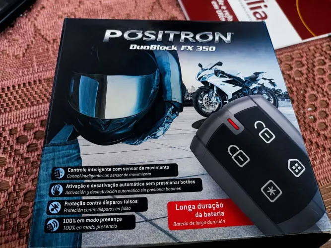 Alarme para Moto Positron DuoBlock FX 350 - Segurança Inteligente com Sensor de Movimento