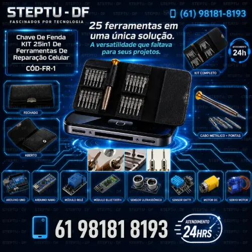 25in1 Chave De Fenda KIT De Ferramentas De Reparação Celular Arduino Automação COD-FR2