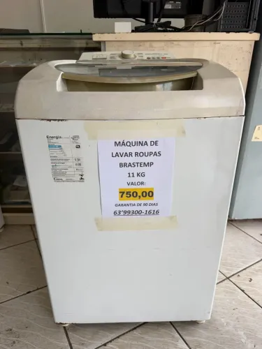 VENDO MÁQUINA DE LAVAR ROUPAS 11 KG VALOR 750,00