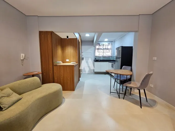 Apartamento studio reformado com 1 quarto à venda no Gonzaga em Santos/SP