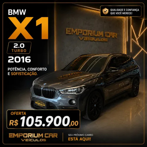 BMW X1 Sdrive 20I X-line 2.0 TB Active Flex 2016
