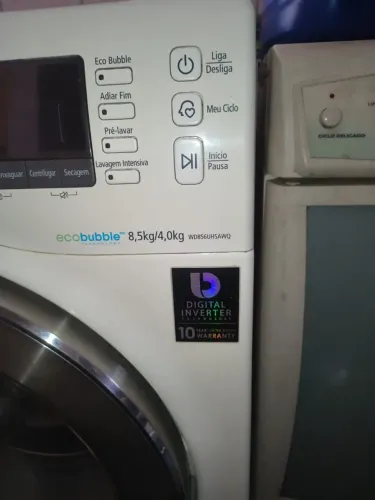 Máquina de lavar e secar Ecobubble 8kg. Não está funcionando a secagem, mas lava normal