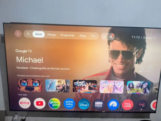 Tv 75 polegadas TCL nova
